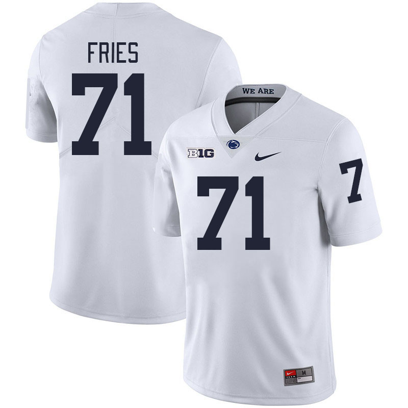 Penn State Nittany Lions #71 Will Fries College Football Jerseys Stitched Sale-White